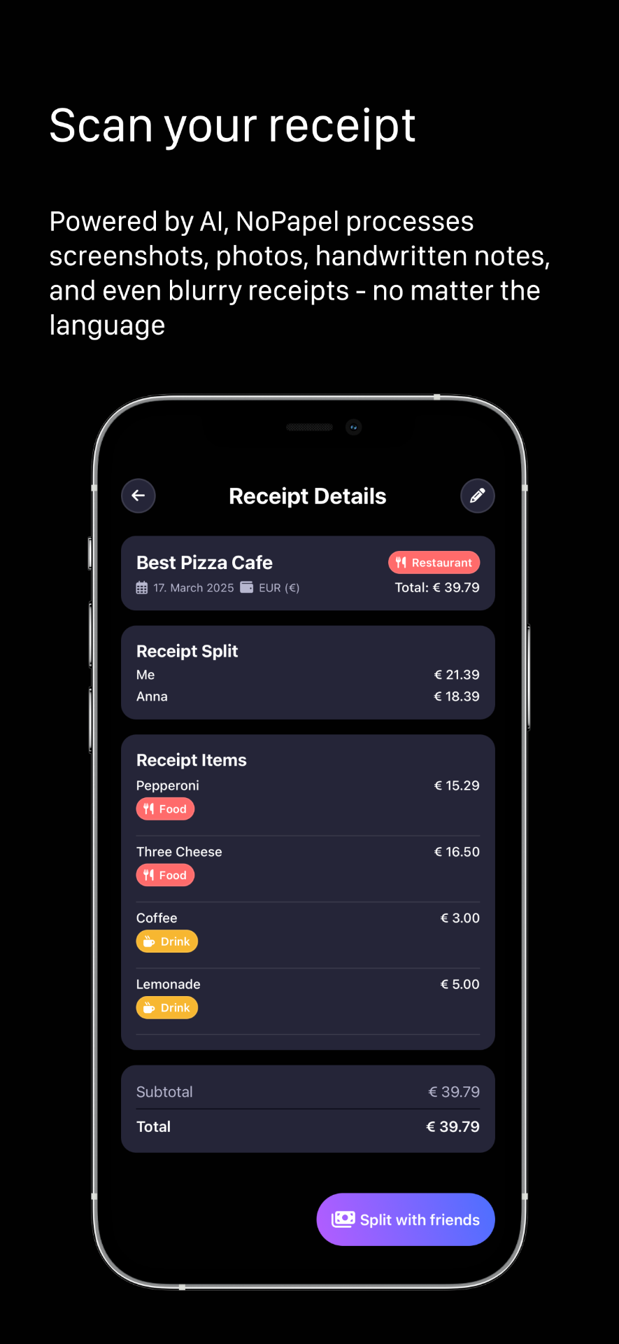 NoPapel App - Analytics Screen